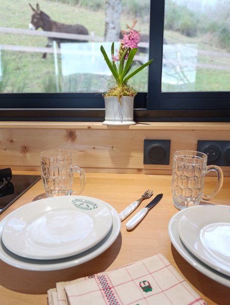 Astrée et les assiettes